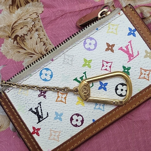 LOUIS VUITTON Limited Edition Monogram Multicolor pochette Cles/pouch - Picture 10 of 10